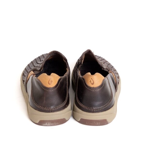 OluKai Brown Woven Loafers - Picture 7 of 16